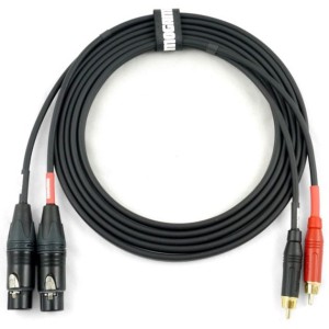 Interkonekt 2RCA-2XLRF - Mogami DJ PRO 2965 6m