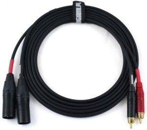 Interkonekt  2RCA-2XLRM- Mogami DJ PRO 2965 2m