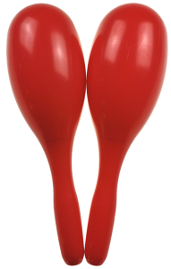 Marakasy - Kera-Audio M25  Czerwone