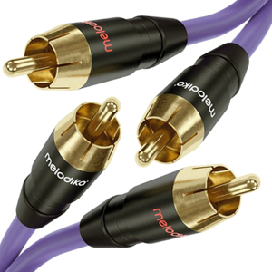 Kabel 2xRCA-2xRCA - Melodika MD2R05 0.5m