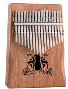 Kalimba 17 ton-  Hluru-Huashu KHL-Mahogany