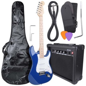 Zestaw gitarowy gitara elektryczna stratocaster - NN EG SET BLU | RATY 0% | SALA ODSŁUCHOWA POZNAŃ
