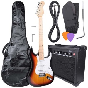 Zestaw gitarowy gitara elektryczna stratocaster - NN EG SET SB
