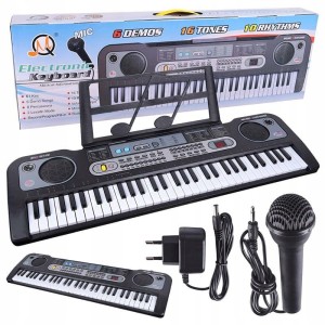 Keyboard klawisze organy z mikrofonem dla dzieci - MQ 6119