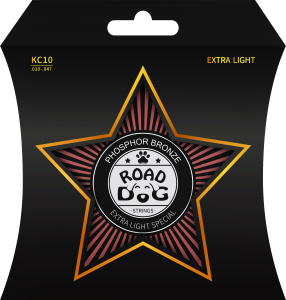 Struny do gitary akustycznej - ROAD DOG KC10 34 "-41" Extra Light | RATY | SALA ODSŁUCHOWA POZNAŃ