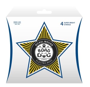 Struny do gitary basowej - ROAD DOG KB45-105 32 "-34" 4 Super Bright Strings | RATY | SALA ODSŁUCHOWA POZNAŃ
