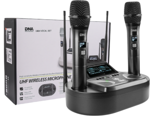Bezprzewodowy system nagłośnienia 2 mikrofony - DNA UMA VOCAL SET