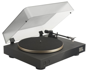 Gramofon wyposażony w Bluetooth z AptX-HD™ - JBL Spinner BT Czarno - złoty