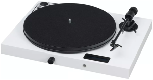 Gramofon All-in-one wkładka Ortofon OM5e - Project Juke Box E Biały