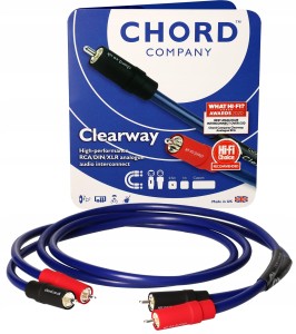 Kabel interkonekt audio 2RCA-2RCA Aray ChorAlloy - Chord Clearway v2 2x1,5m | RATY 0% | SALA ODSŁUCHOWA POZNAŃ