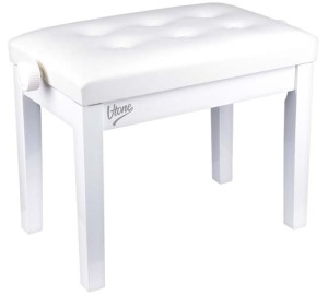 Ława do pianina fortepianu regulowana -  V-TONE ŁAWA 1 WH Biała | RATY | SALA ODSŁUCHOWA POZNAŃ