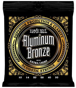 Struny do gitary akustycznej z serii Aluminium Bronze Extra Light - ERNIE BALL EB 2570 10-50 | RATY | SALA ODSŁUCHOWA POZNAŃ