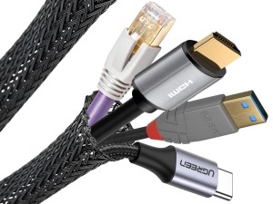 Oplot nylonowy czarny 5mm na przewody 4-9mm