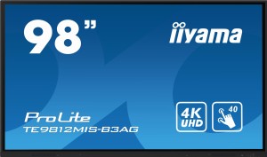Monitor interaktywny 98" 4K UHD, Android 11 - IIYAMA PROLITE TE9812MIS-B3AG | RATY 0% | SALA ODSŁUCHOWA POZNAŃ