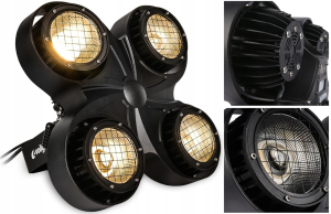 Wodoodporny zewnętrzny oświetlacz estradowy - Evolights Blinder 4x100W IP65  | RATY 0% | SALA ODSŁUCHOWA POZNAŃ