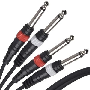 Przewód sygnałowy  2x jack 6.3mm – 2x jack 6.3mm - CABLE4ME DJJ3 3m