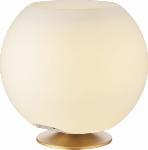 Głośnik bezprzewodowy Bluetooth, lampka LED i schowek na napoje 3w1 - Kooduu Sphere Brass | RATY 0% | SALA ODSŁUCHOWA POZNAŃ