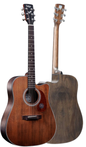 Gitara akustyczna 4/4 + pokrowiec gratis - SAGA SF800C Vintage | RATY 0% | SALA ODSŁUCHOWA POZNAŃ