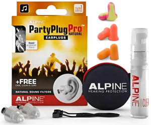 Zestaw stoperów, zatyczek dla muzyków - Alpine PartyPlug Pro Natural + LaserLite + Max + 1100 | RATY | SALA ODSŁUCHOWA POZNAŃ