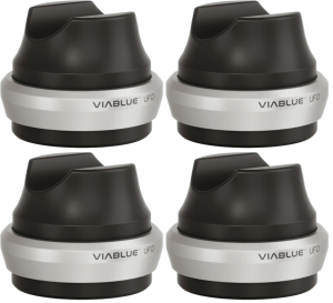 Podstawki pod kable - Viablue UFO DOME Cable Lifters Srebrne (komplet 4szt.) | RATY 0% | SALA ODSŁUCHOWA POZNAŃ