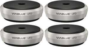 Podkładki antywibracyjne - Viablue UFO XL Absorbers Srebrne (komplet 4szt.) | RATY 0% | SALA ODSŁUCHOWA POZNAŃ