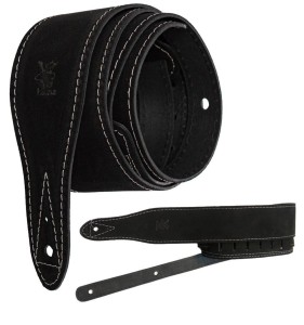 Zamszowy pasek do gitary - Minotaur Straps Classic Suede Black 179933 | RATY | SALA ODSŁUCHOWA POZNAŃ