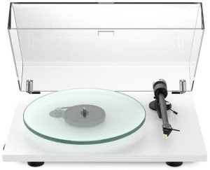 Gramofon analogowy z Wi-Fi i wkładką (Sumiko Rainier MM) - Project T2 W Satin White | RATY 0% | SALA ODSŁUCHOWA POZNAŃ