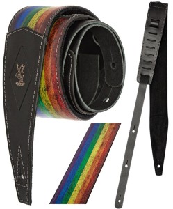 Pasek do gitary uniwersalny tęczowy - Minotaur Straps Rainbow Pride 562426 | RATY | SALA ODSŁUCHOWA POZNAŃ