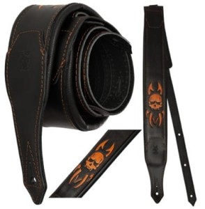 Pasek do gitary uniwersalny - Minotaur Straps Hand Tooled Skull 413585 | RATY | SALA ODSŁUCHOWA POZNAŃ