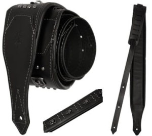 Pasek do gitary uniwersalny - Minotaur Straps Black Knight Leather 508898 | RATY | SALA ODSŁUCHOWA POZNAŃ