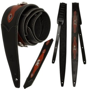 Pasek do gitary uniwersalny - Minotaur Straps Skull Master Leather 508901 | RATY | SALA ODSŁUCHOWA POZNAŃ