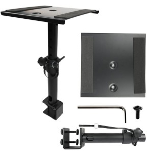 Biurkowy statyw pod monitor studyjny odsłuch audio do 15 kg stal taśmy antypoślizgowe - DNA TM1  | RATY | SALA ODSŁUCHOWA POZNAŃ