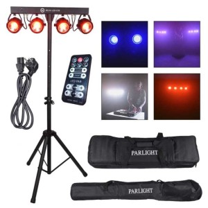 Zestaw oświetleniowy belka LED pokrowiec statyw - LIGHT4ME BELKA LED COB PAR 4x30W | RATY 0% | SALA ODSŁUCHOWA POZNAŃ