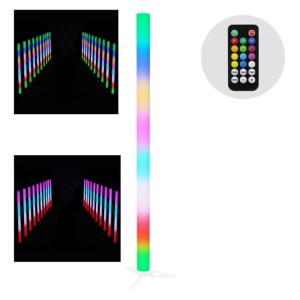 Lampa podłogowa tuba świetlna oświetlenie dekoracyjne RGB LED pilot synchronizacja z muzyką - LIGHT4ME TUBE | RATY | SALA ODSŁUCHOWA POZNAŃ