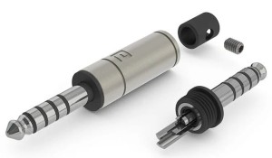 Wysokiej jakości wtyk 4,4 mm TRRRS z miedzi tellurowej (rodowane) - aeco AT4-1812R | RATY | SALA ODSŁUCHOWA POZNAŃ