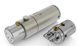 Wysokiej klasy żeński 4-pinowy wtyk XLR z miedzi tellurowej (rodowany) - aeco AX4-1623R  | RATY | SALA ODSŁUCHOWA POZNAŃ