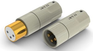 Zestaw męski i żeński 3-pinowy wtyk XLR z miedzi tellurowej (pozłacane) - aeco AMI-1060G (2 szt., męski + żeński) | RATY | SALA ODSŁUCHOWA POZNAŃ