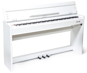 Pianino cyfrowe ze statywem drewnianym - V-TONE DP-88 WH Białe | RATY 0% | SALA ODSŁUCHOWA POZNAŃ
