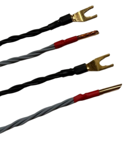 Zworki głośnikowe widełki-banany -  Kimber Kable VS 30cm z końcówkami KaCsa | RATY | SALA ODSŁUCHOWA POZNAŃ