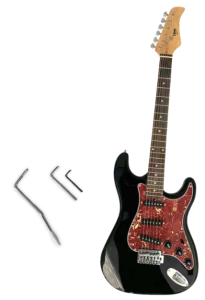 Gitara elektryczna 4/4 stratocaster 39" SSS ramię tremolo klucze imbusowe - V-TONE GST39 BK  | RATY | SALA ODSŁUCHOWA POZNAŃ