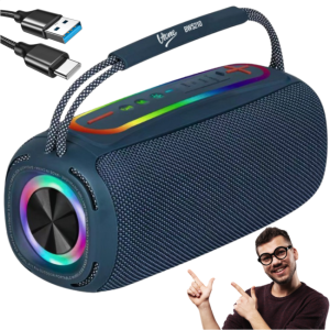 Głośnik Bluetooth bezprzewodowy przenośny akumulatorowy USB microSD AUX MP3 FM 2x10W - V-TONE BWS210 BL | RATY | SALA ODSŁUCHOWA POZNAŃ