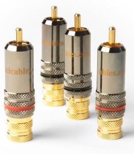 Wtyki RCA - TCI Locking Gold RCA 4 szt. Srebrne | RATY | SALA ODSŁUCHOWA POZNAŃ 