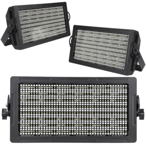 Stroboskop oświetlenie sceniczne oświetlacz LED 672x0,2W RGB SMD5050 + 336x0,5W CW SMD2835 - LIGHT4ME STROBE PANEL 1000  | RATY 0% | SALA ODSŁUCHOWA POZNAŃ