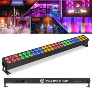 Listwa oświetleniowa oświetlenie sceniczne dekoracja światłem 48x3W LED -  LIGHT4ME PIXEL BAR 48 RGBA  | RATY 0% | SALA ODSŁUCHOWA POZNAŃ