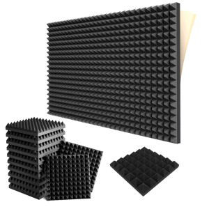 Wysokiej jakości pianki tłumiące z taśmą samoprzylepną panele wyciszające - Mozos SPK-PADS 30x30cm 6szt.  | RATY | SALA ODSŁUCHOWA POZNAŃ