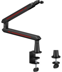 Niskoprofilowe ramię mikrofonowe gamingowe, uchwyt, statyw - Mozos SB40-GAME | RATY | SALA ODSŁUCHOWA POZNAŃ