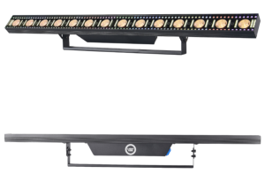 Listwa oświetleniowa LED stroboskop oświetlenie sceniczne DMX uchwyt montażowy 14x3W WW SMD3535+180x0,1W CW SMD5730+168x0,3W RGB SMD5050 - LIGHT4ME VENOM STROBE BAR V2 | RATY 0% | SALA ODSŁUCHOWA POZNAŃ