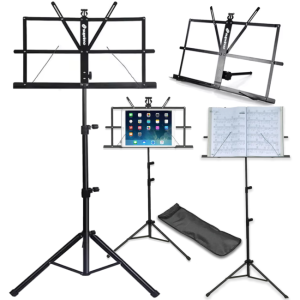 Statyw stojak pulpit do nut regulowany składany pokrowiec zestaw 65-130 cm do 12 kg - SUPRIMO D1 | RATY | SALA ODSŁUCHOWA POZNAŃ
