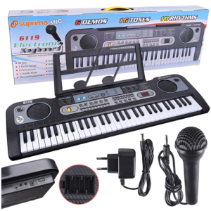 Klawisze organy z mikrofonem dla dzieci - SUPRIMO 6119 KEYBOARD  | RATY | SALA ODSŁUCHOWA POZNAŃ