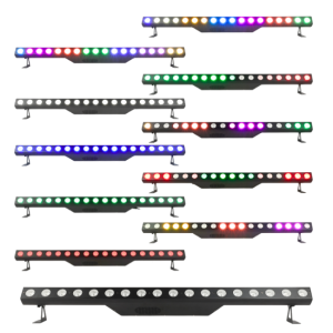 Listwa oświetleniowa oświetlenie sceniczne dekoracja światłem - LIGHT4ME MATRIX BAR 18x8W RGBW | RATY | SALA ODSŁUCHOWA POZNAŃ